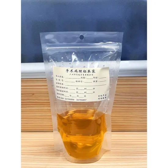 Bolsa de muestras médicas de contenedor de muestra personalizada al por mayor utilizada para transporte biológico seguro