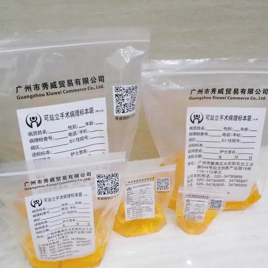 Bolsas para muestras