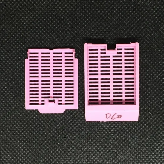 Caja de casete de inserción de plástico de tejido personalizado OEM OEM utilizada para control de calidad